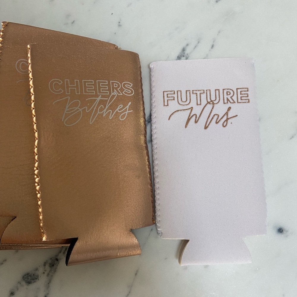 Bachelorette Slim Can Koozies